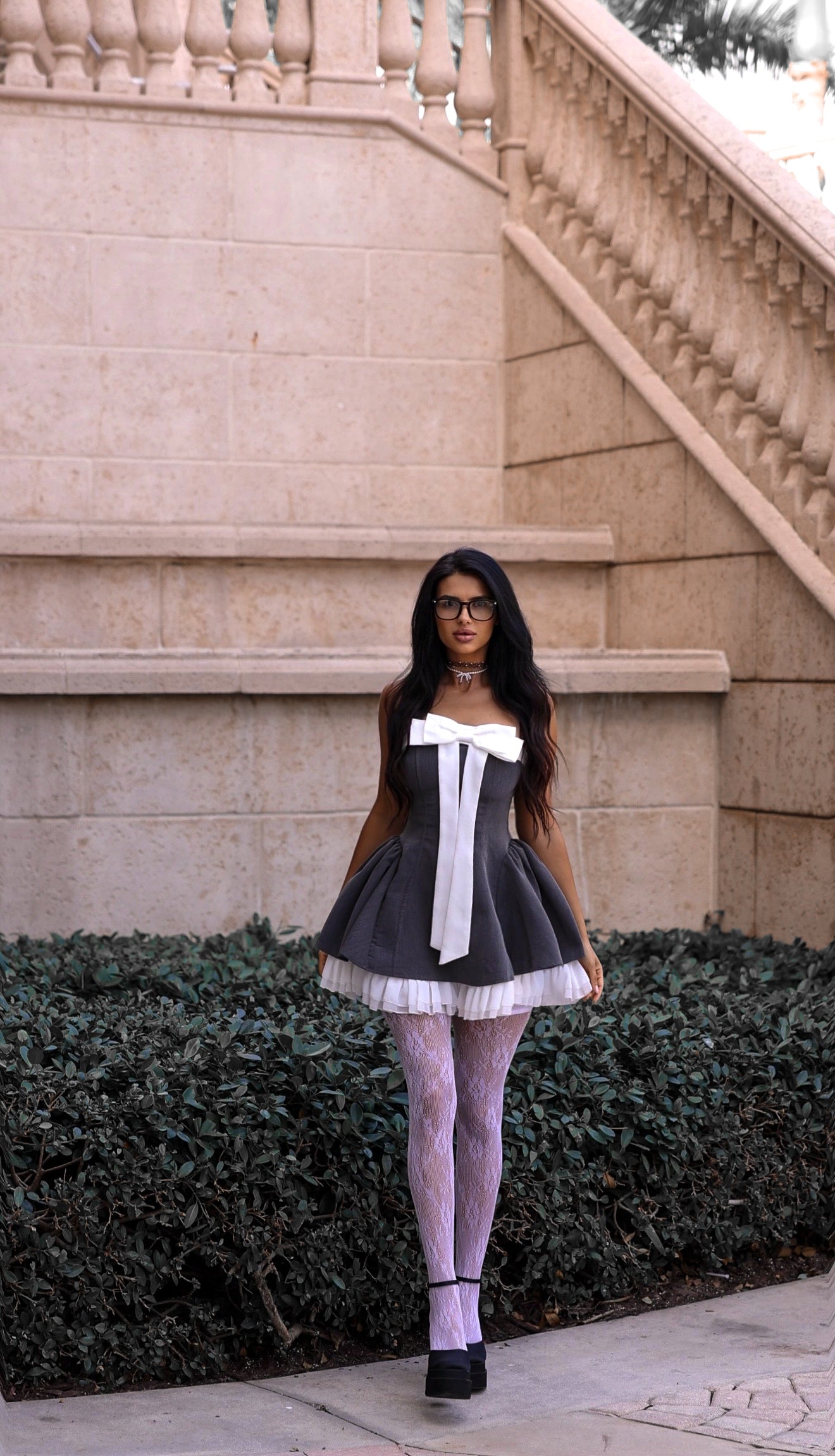 cute bow dresses Girl Crush Bow Mini Dress
